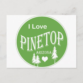 Pinetop Arizona Postkarte