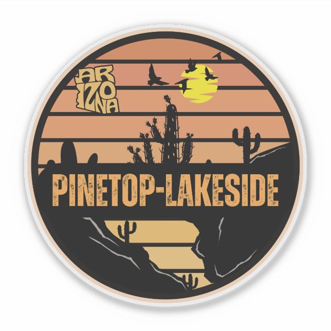 Pinetop-Lakeside, Arizona Aufkleber (Vorderseite)