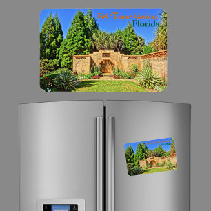 Pinewood Estate Fountain Bok Tower Gardens Florida Magnet