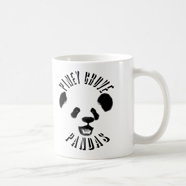 Piney Waldungs-Pandakaffee-Tasse Tasse (Rechts)