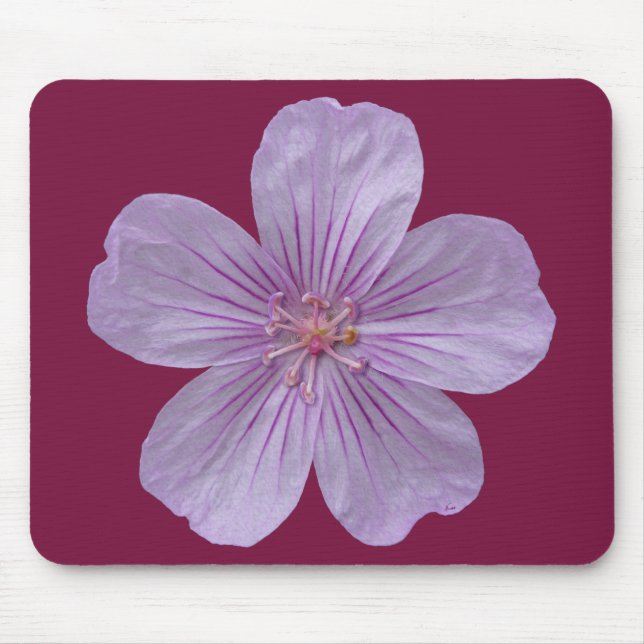 Pineywood Geranium #1 Mousepad (Vorne)