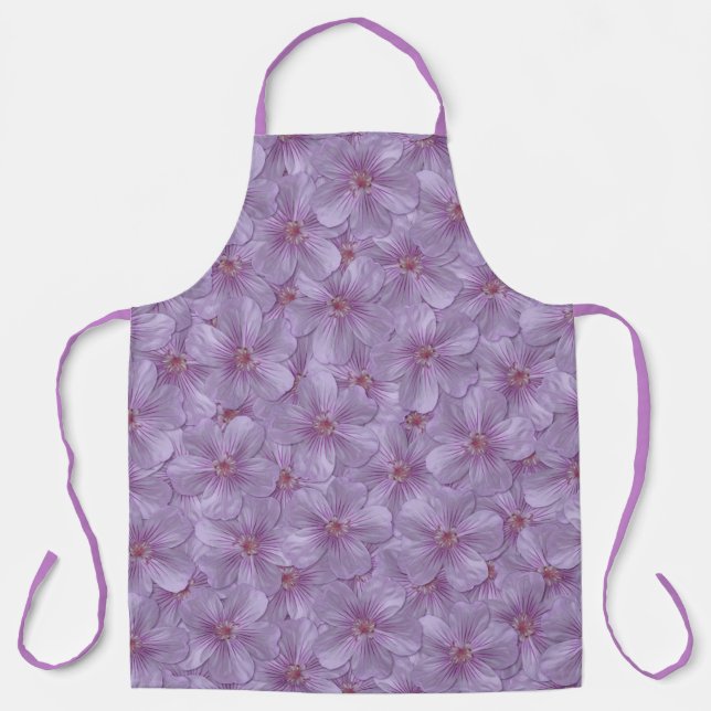 Pineywood Geranium Nahtloses Muster Schürze (Vorderseite)