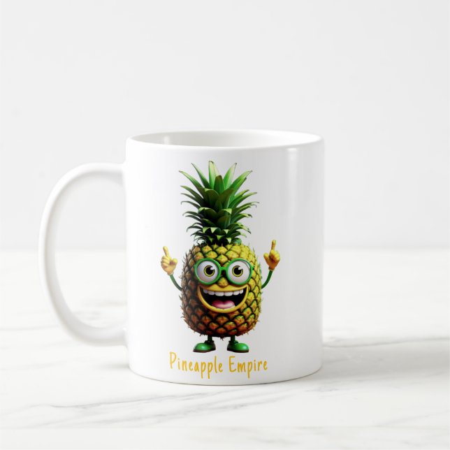 PineZhu - Ananas-Reich Kaffeetasse (Links)