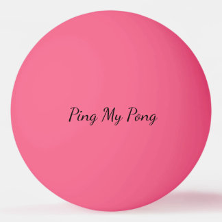Ping My Pong Personalisierter Ping-Pong-Ball Tischtennisball