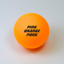 Ping Orange Pong Tischtennisball
