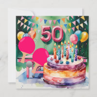 Ping Pong 50. Geburtstag