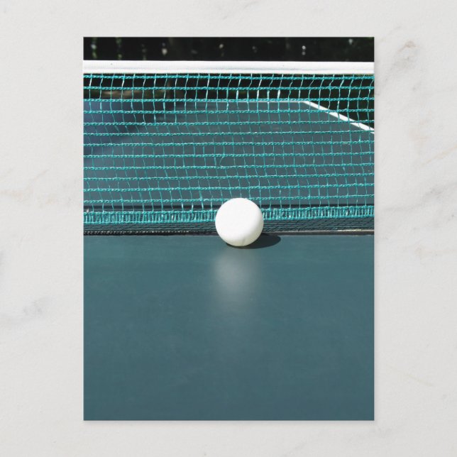 Ping Pong Ball Postkarte (Vorderseite)