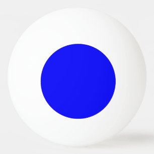 Ping Pong Ball - schlichter blauer innerer Kreis Tischtennisball