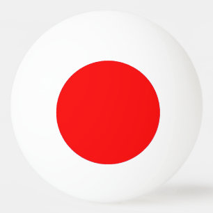 Ping Pong Ball - Schlichter Roter Innenkreis Tischtennisball