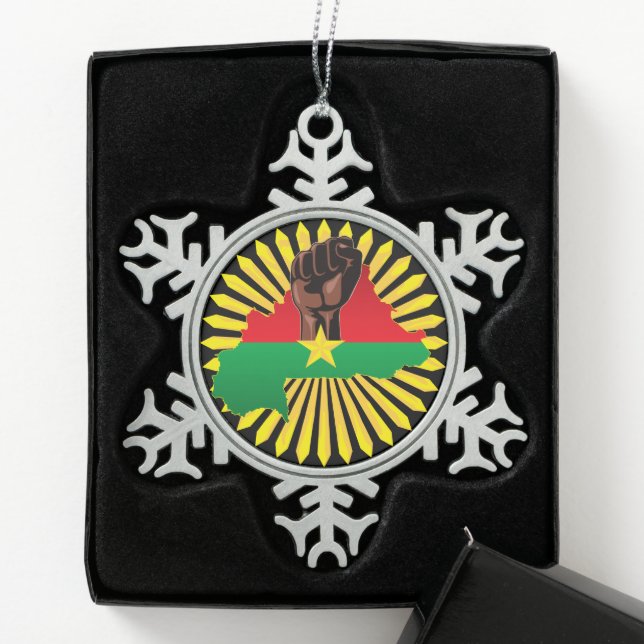 Ping Pong Ball Schneeflocken Zinn-Ornament (Box)