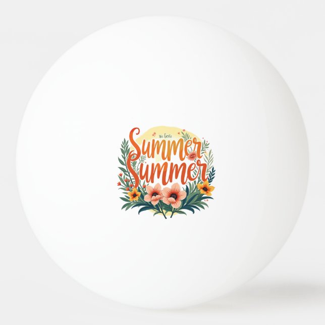 Ping Pong Ball Tischtennisball (Vorderseite)