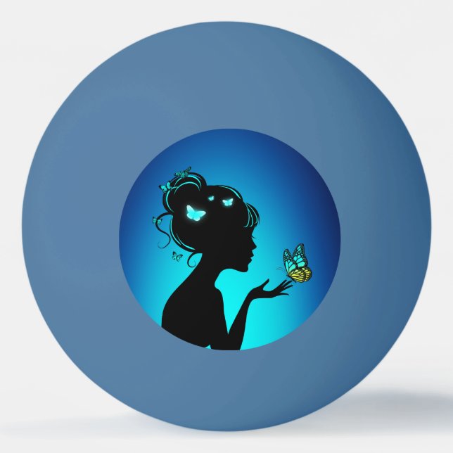 Ping-Pong-Ball Tischtennisball (Vorderseite)