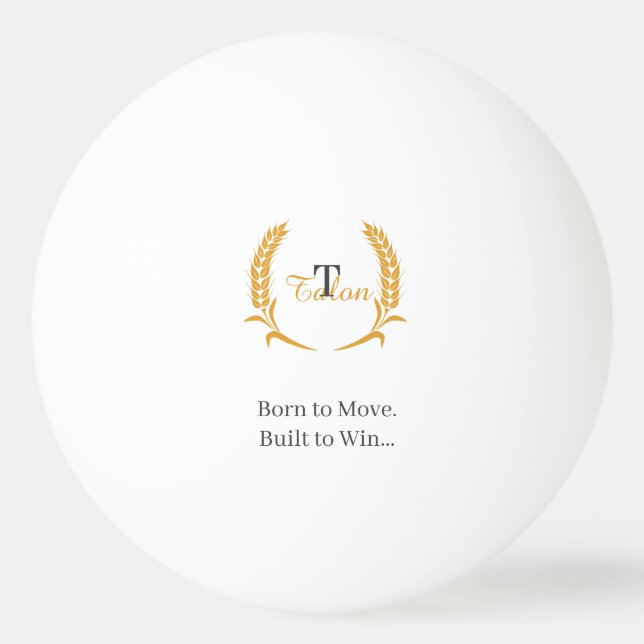 Ping-Pong-Ball Tischtennisball (Vorderseite)