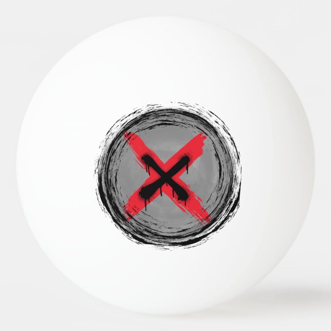 Ping Pong Ball Tischtennisball (Vorderseite)