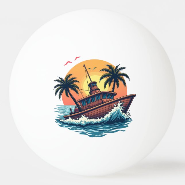 Ping Pong Ball Tischtennisball (Vorderseite)