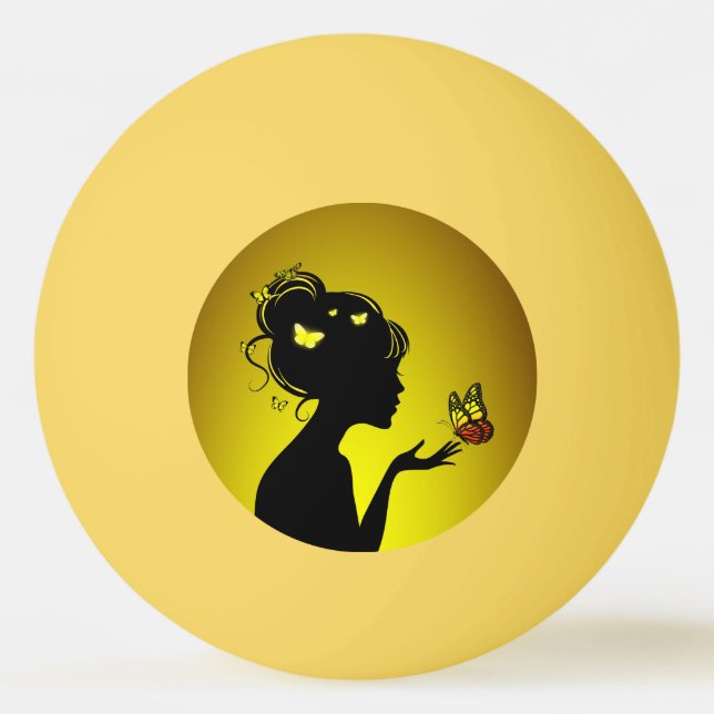 Ping-Pong-Ball Tischtennisball (Vorderseite)