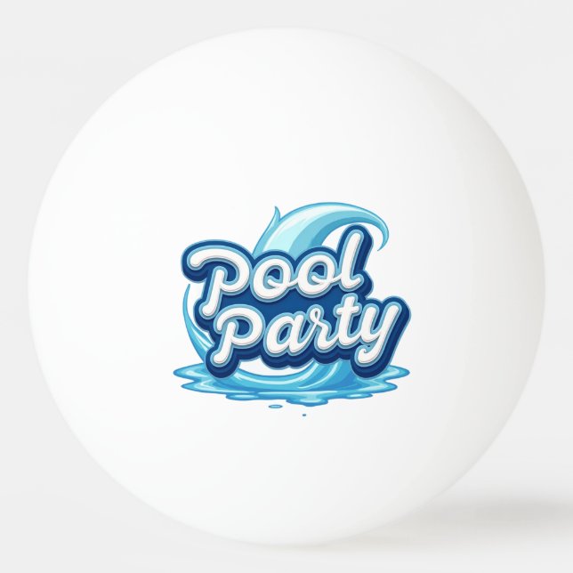 Ping Pong Ball Tischtennisball (Vorderseite)