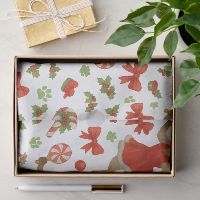 Ping Pong Christmas themed for Siamese Cat Lovers  Seidenpapier (Geschenk)