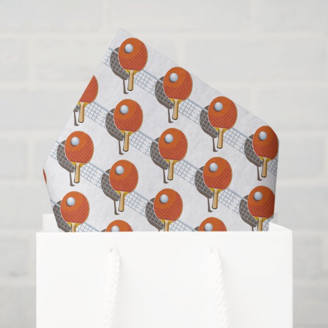 Ping Pong Decoupage Seidenpapier (Geschenktüte)