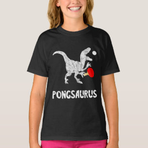 Ping Pong Dinosaurs Pingpong Player Dino Tische T-Shirt
