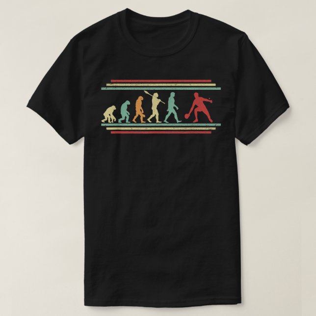 Ping Pong Evolution Tischtennis Paddle & B T-Shirt (Design vorne)