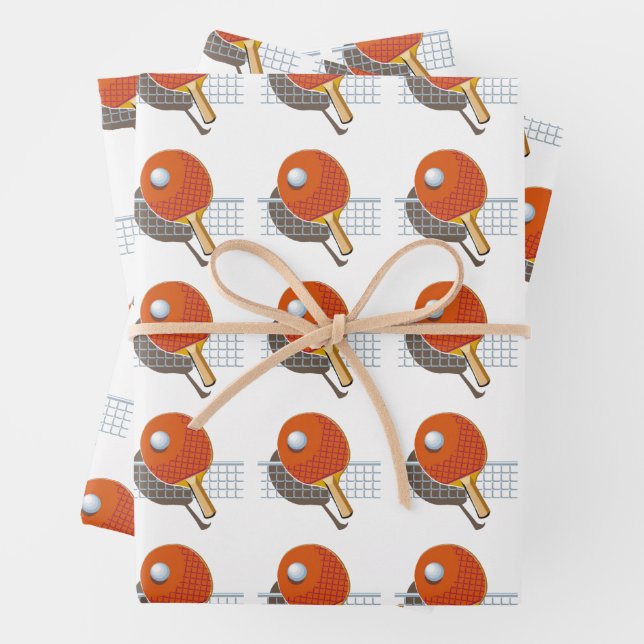 Ping Pong Geschenkpapier Set (Beispiel)