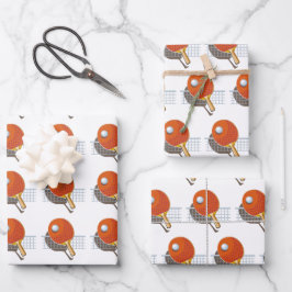 Ping Pong Geschenkpapier Set
