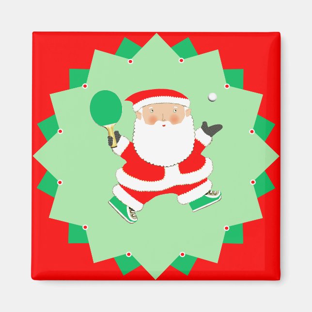 Ping-Pong-Holiday-Geschenkideen Kleinen Geschenks Magnet (Vorne)