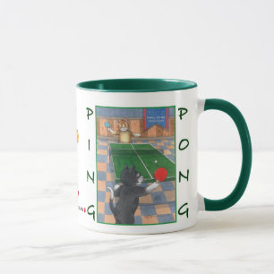 Ping Pong Katzen Knospe u. Tony-Tasse Tasse