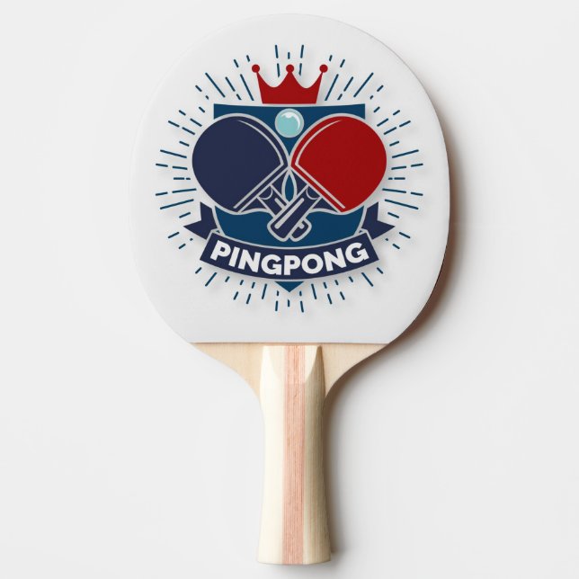 Ping Pong King Ping Pong Paddle Tischtennis Schläger (Vorderseite)