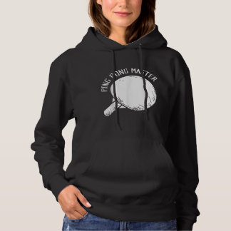 Ping Pong Master Funny Sprichwort Tischtennis Hoodie