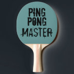 Ping Pong Master Funny Text Spaß Tischtennis Schläger<br><div class="desc">Ping Pong Master Funny Text Spaß</div>