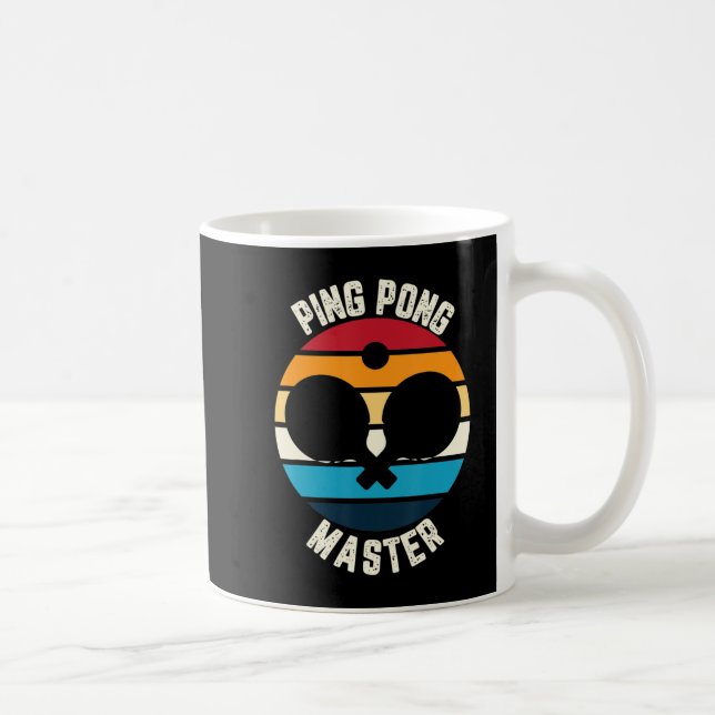Ping Pong Master Table Tennis Kaffeetasse (Rechts)