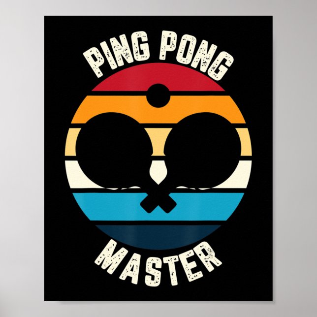 Ping Pong Master Table Tennis Poster (Vorne)