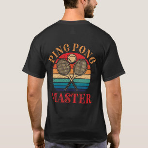 Ping Pong Master Tischtennis Paddle T-Shirt