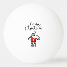 Ping Pong Merry Christmas mit dem Weihnachtsmann Tischtennisball