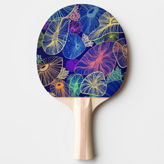 Ping pong Neon Tischtennis Schläger (Vorderseite)
