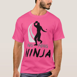 Ping Pong Ninja Cool Men Frauen Kinder Tischtennis T-Shirt