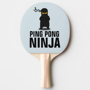 PING PONG NINJA FUNNY PADDLES TISCHTENNIS SCHLÄGER