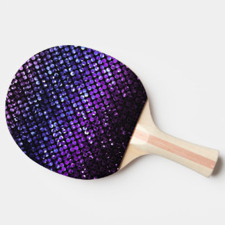 Ping Pong Paddel lila KristallBling Strass Tischtennis Schläger