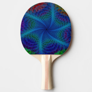 Ping Pong Paddle/Abstrakte Wirbel Tischtennis Schläger