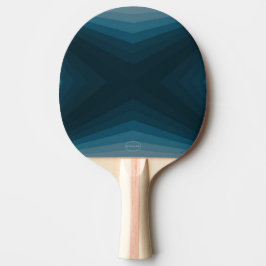 Ping-Pong Paddle - Aquamarin Gradient - HAMbyWG Tischtennis Schläger