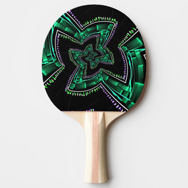 Ping Pong Paddle erstellt von Jimette Design Tischtennis Schläger (Vorderseite)