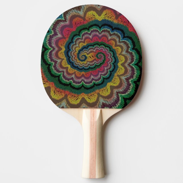 Ping Pong Paddle erstellt von Jimette Design Tischtennis Schläger (Vorderseite)