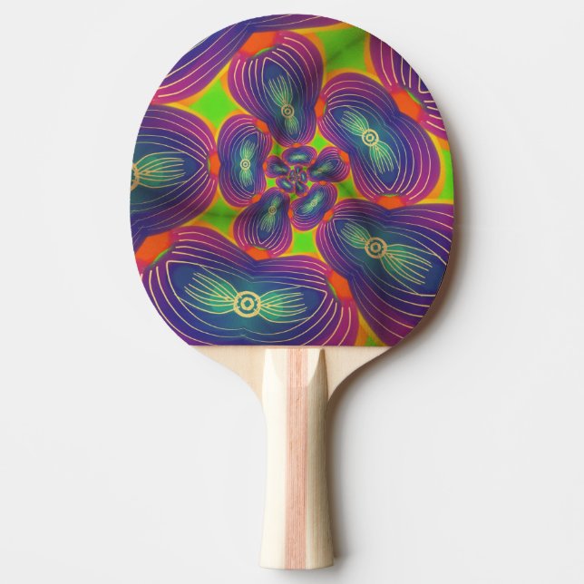 Ping Pong Paddle erstellt von Jimette Design Tischtennis Schläger (Vorderseite)