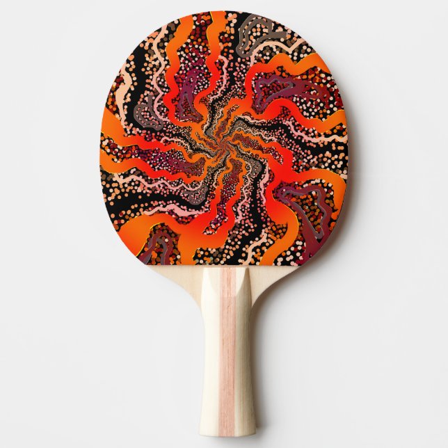 Ping Pong Paddle erstellt von Jimette Design Tischtennis Schläger (Vorderseite)