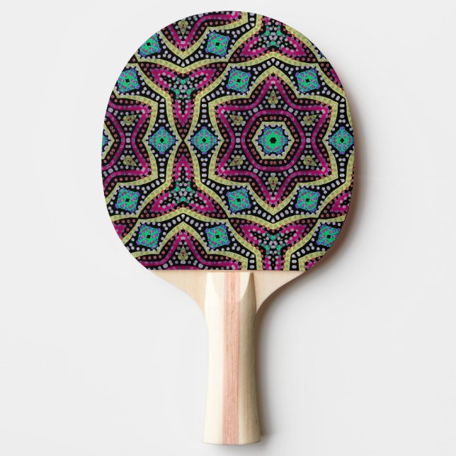 Ping Pong Paddle erstellt von Jimette Design Tischtennis Schläger (Vorderseite)