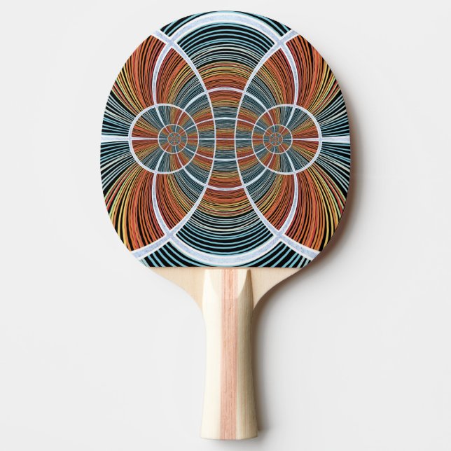 Ping Pong Paddle erstellt von Jimette Design Tischtennis Schläger (Vorderseite)