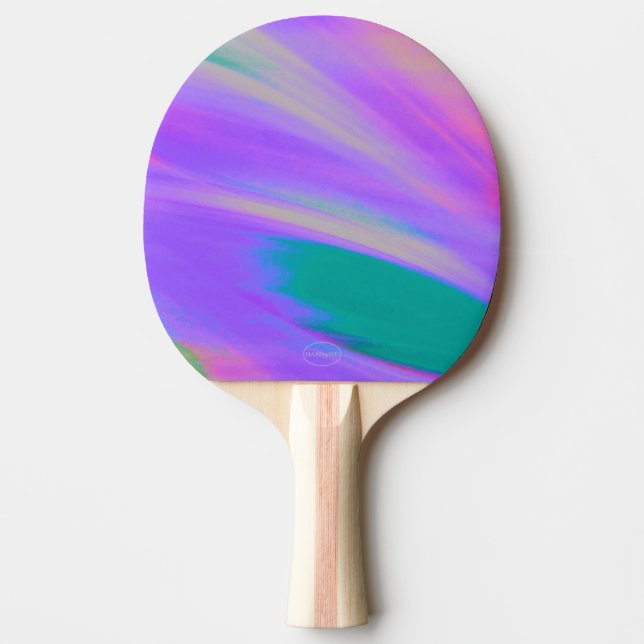 Ping-Pong Paddle - Farbwelle Lila - HAMbyWG Tischtennis Schläger (Vorderseite)