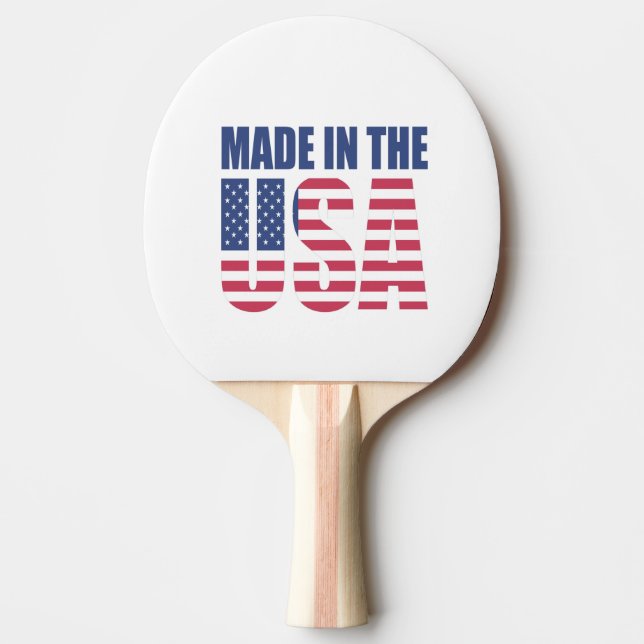 Ping Pong Paddle Made in the USA Tischtennis Schläger (Vorderseite)